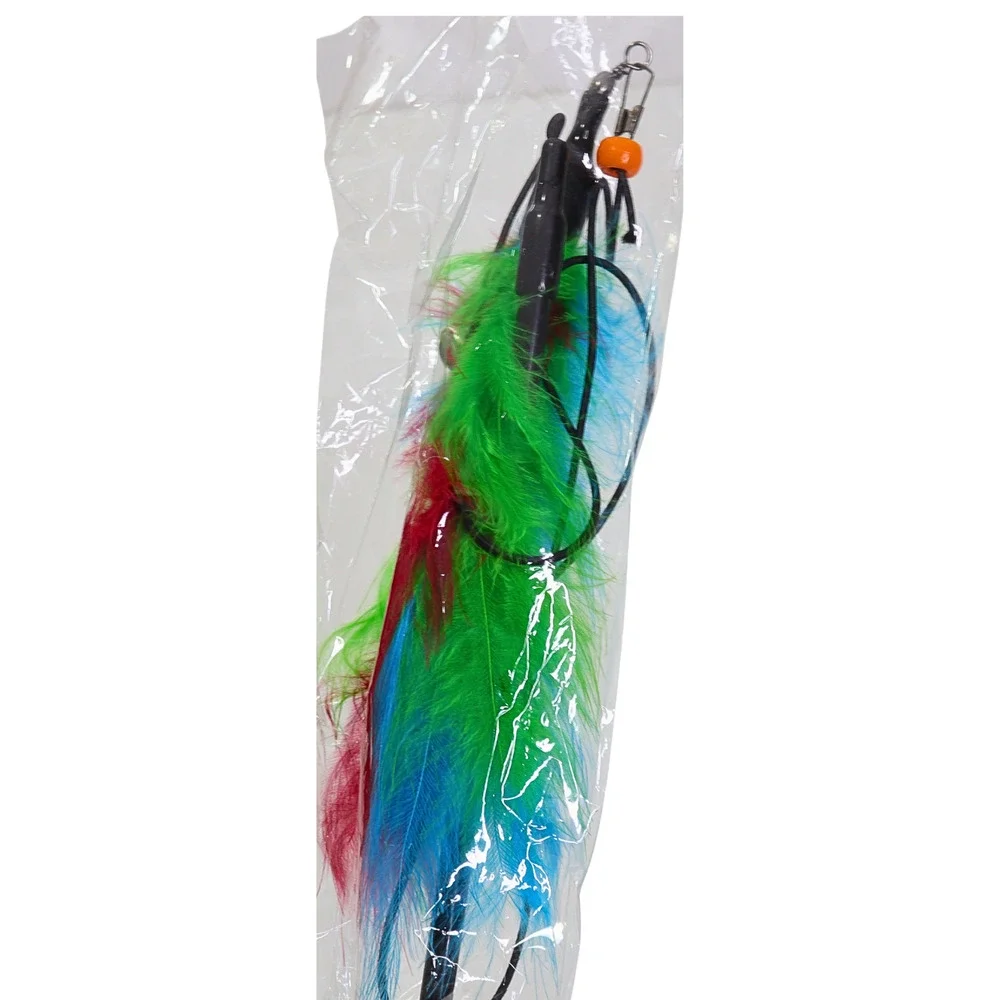 Bark Appeal Cat Teaser Toy Wand With 1 Feather - 16 Inches Long